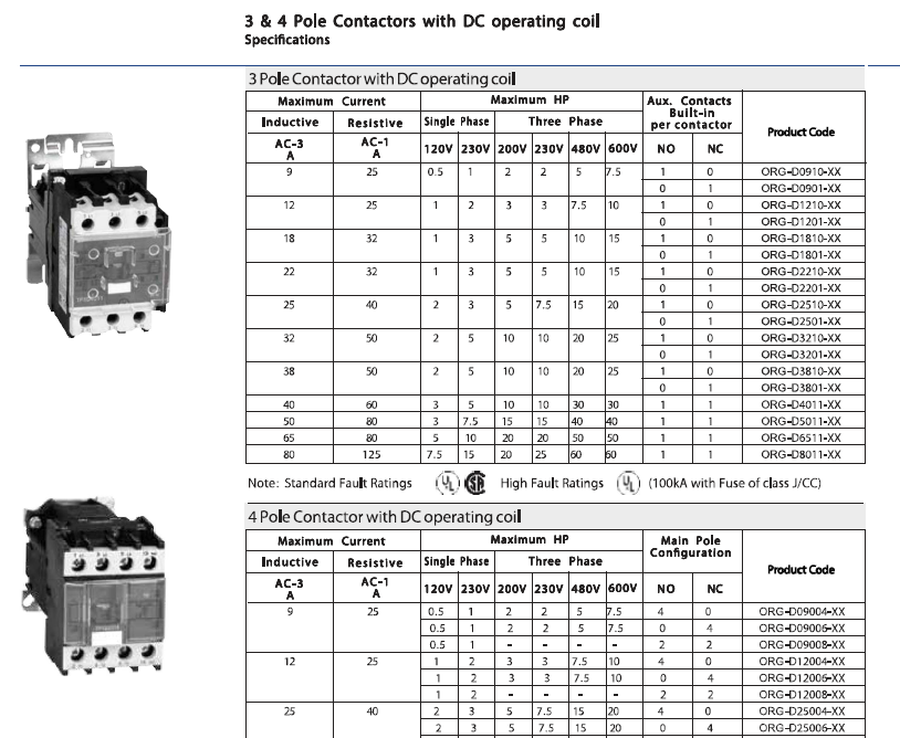 Electrical Contactor Magnetic Contactor AC Contactor 3 Phase Relay Contactor