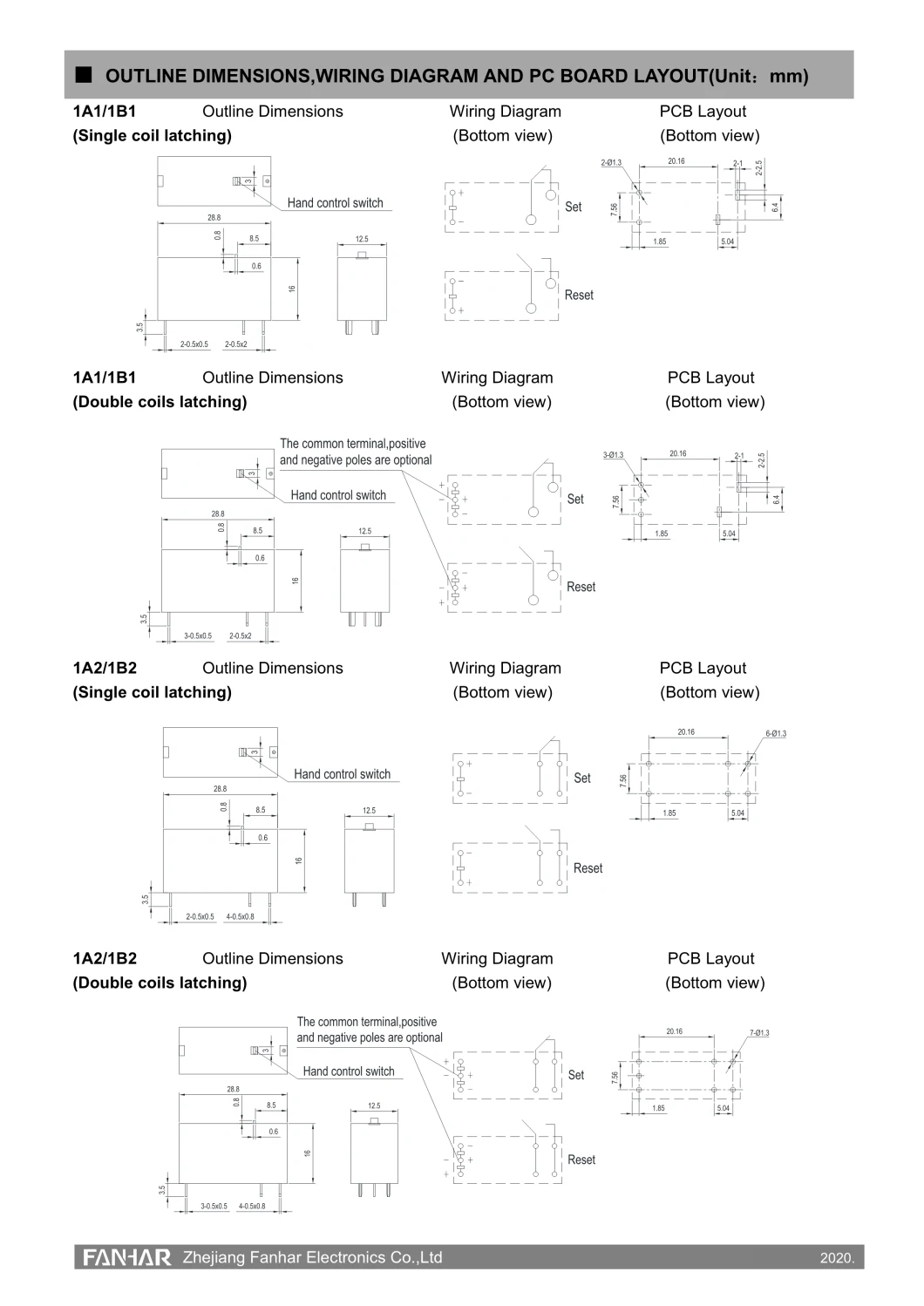 Latching Relay 20A for Smart Home, , Lighting Control