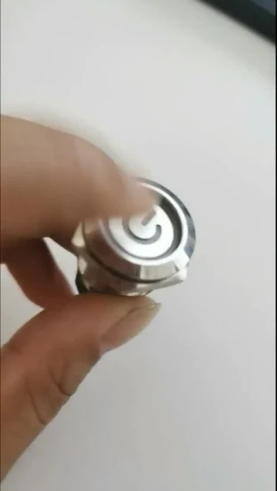 Abei 19mm Novo 5 pinos para ligar/desligar à prova d'água Botão de pressão momentâneo